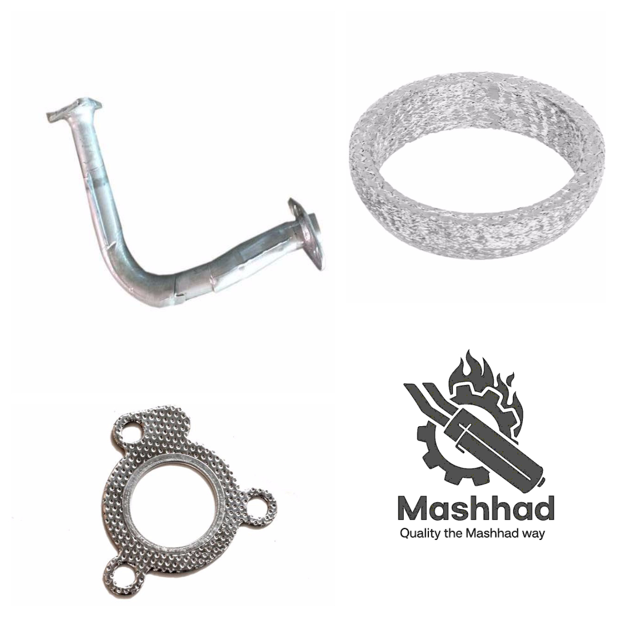 FotoJet1 گلویی اگزوز پراید یورو 2 با واشر جات - تصویر 1